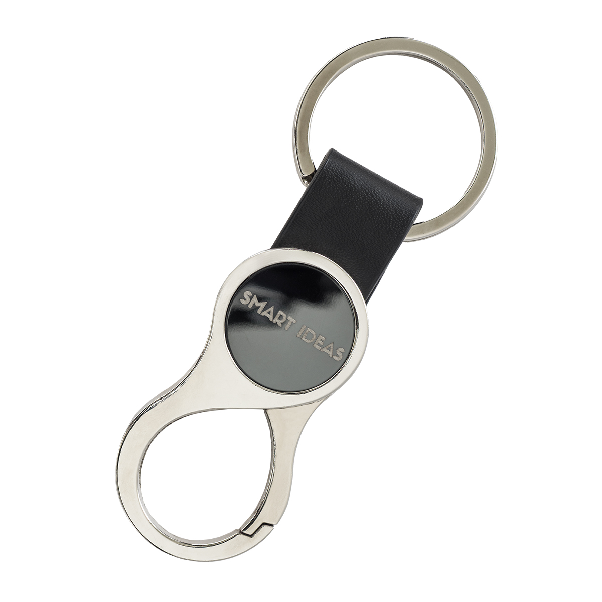R73318.02 - Lenard Carabiner Keychain, black 