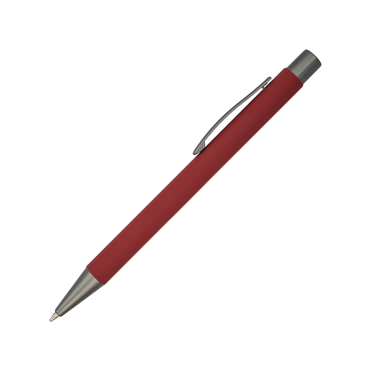 R73444.82 - Eken aluminum ballpen, maroon 