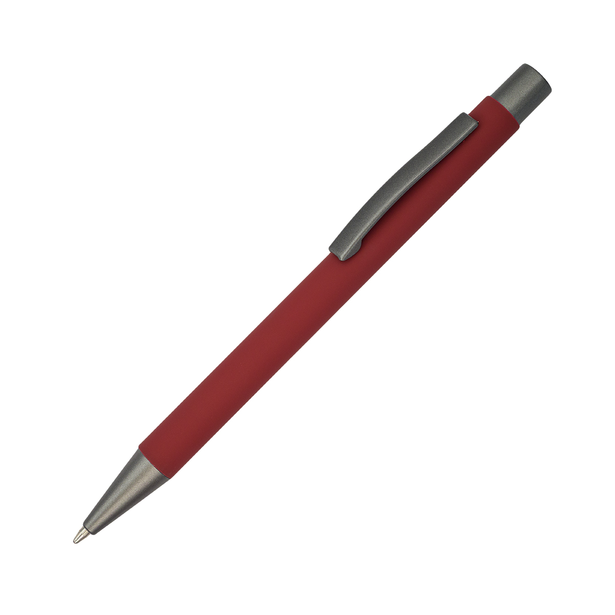 R73444.82 - Eken aluminum ballpen, maroon 