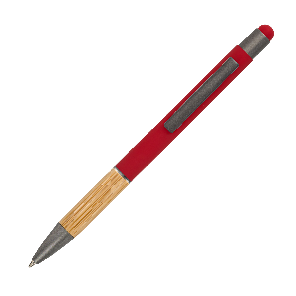 R73447.08 - Kanuri aluminum ballpen, red 