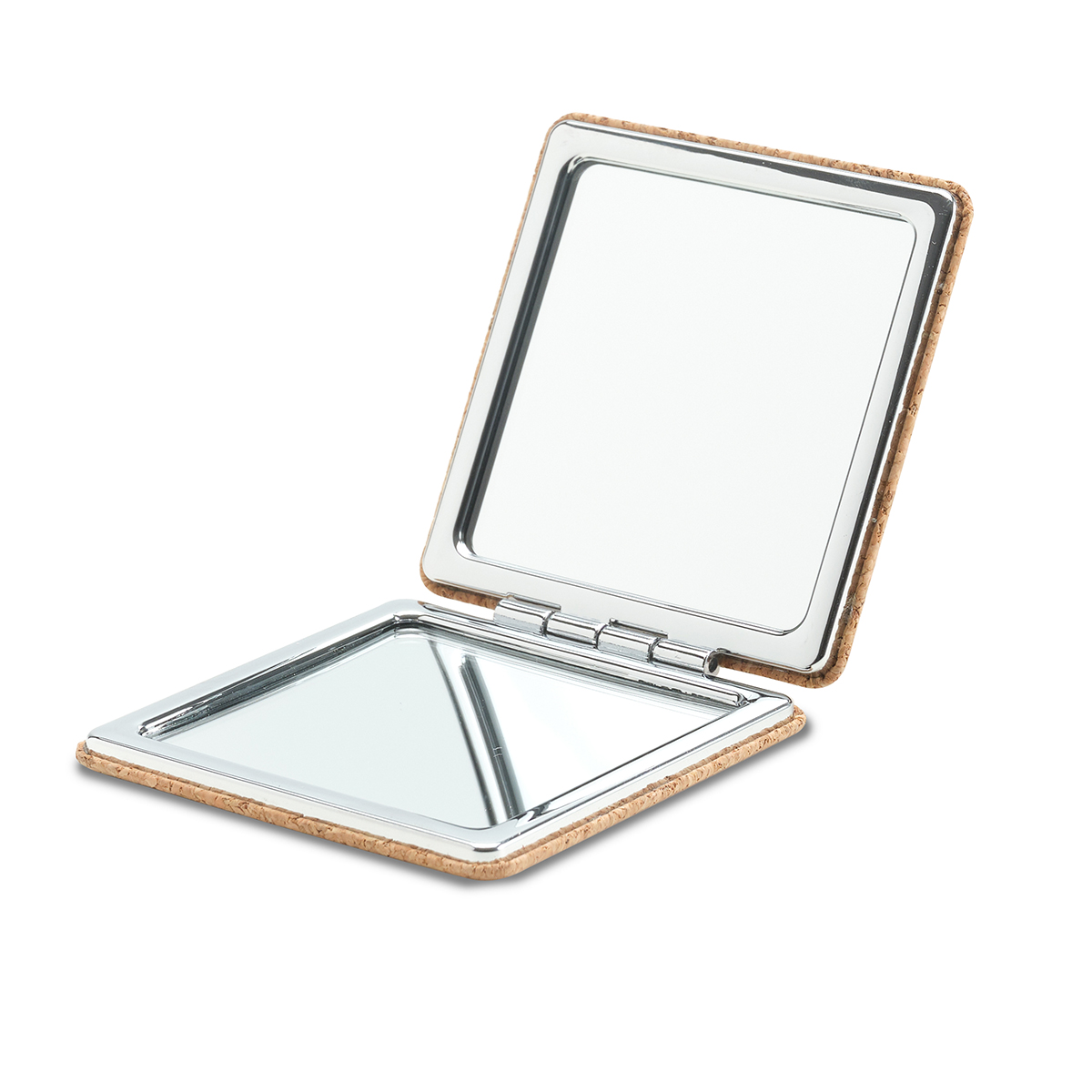 R73529.13 - Mirror with a cork frame, beige 