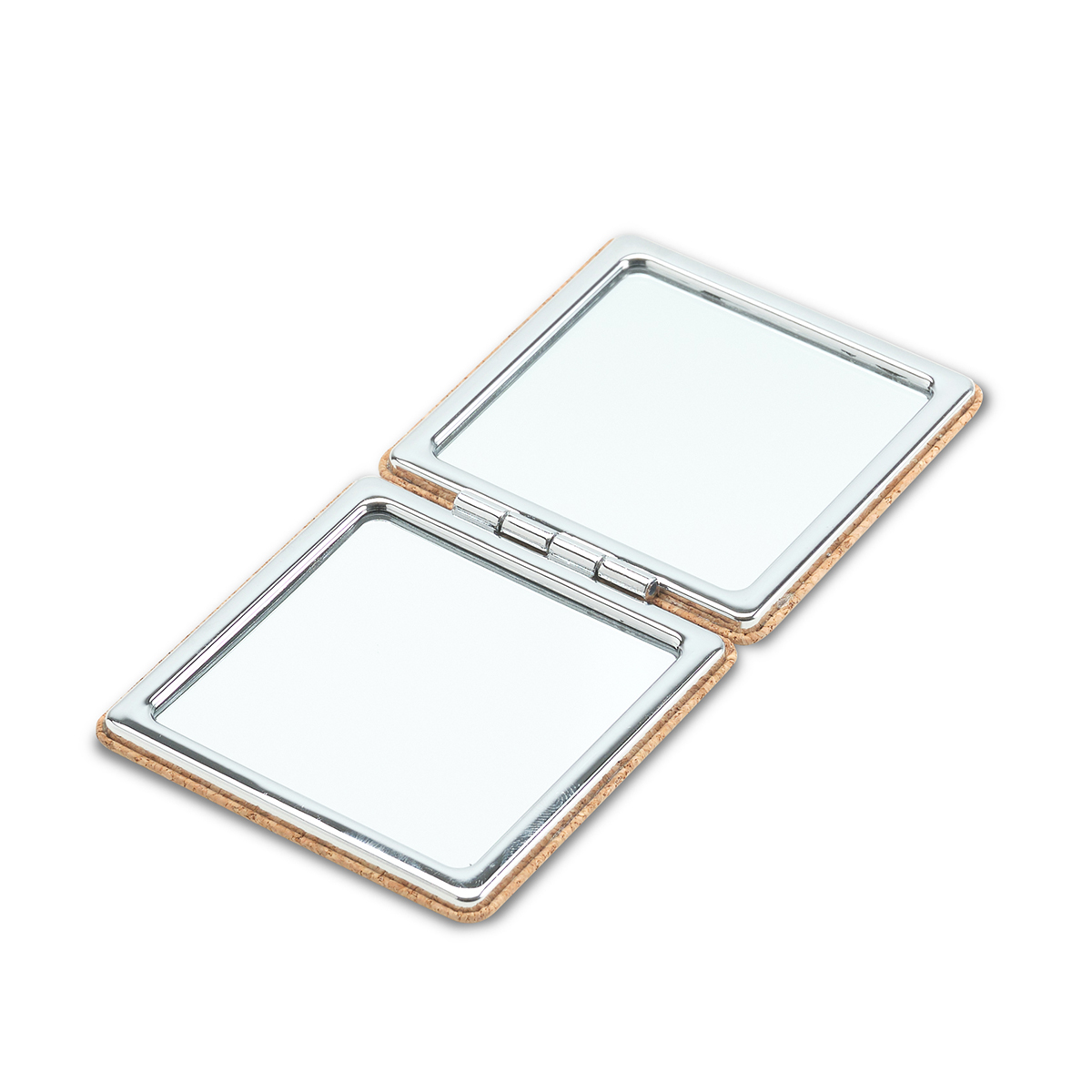 R73529.13 - Mirror with a cork frame, beige 