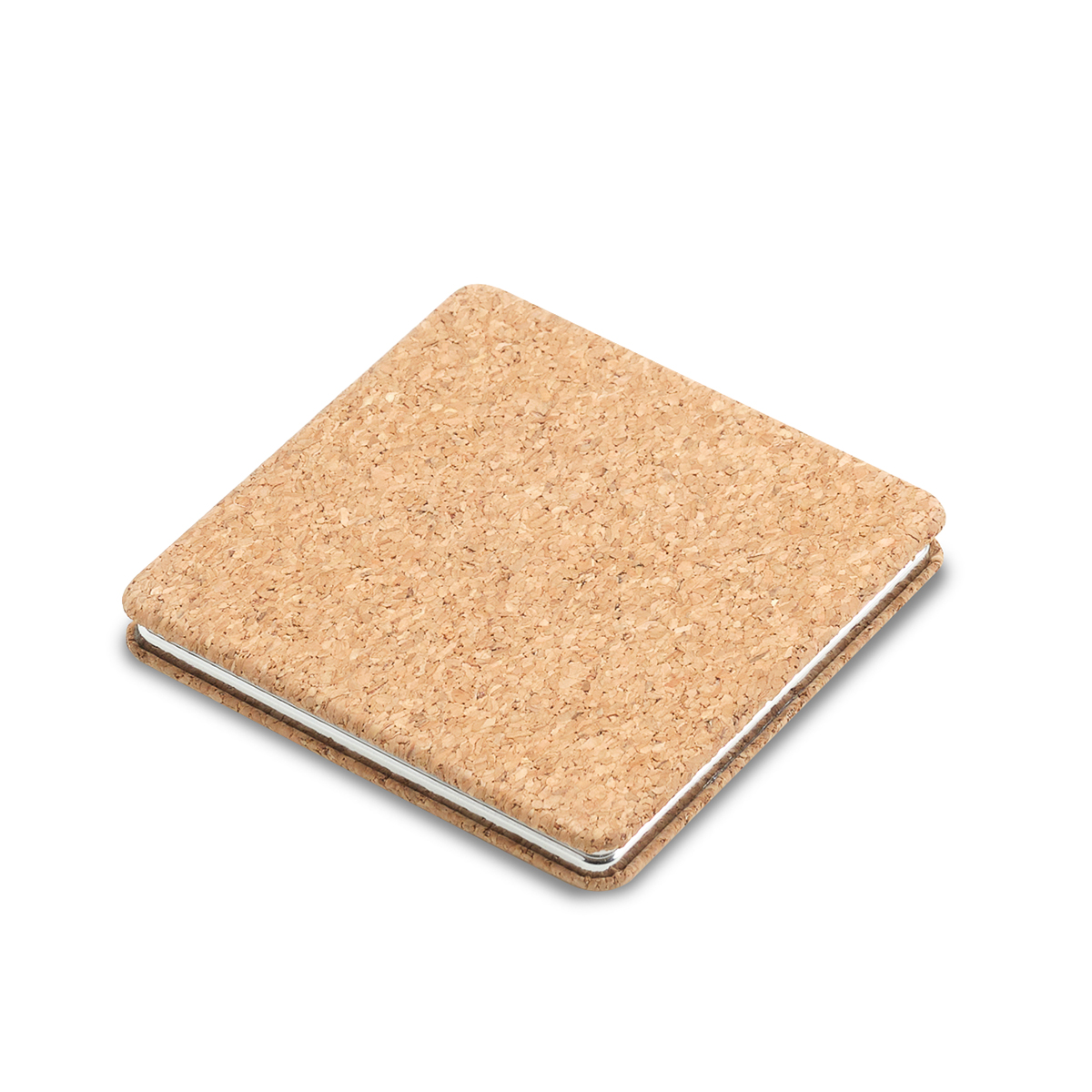 R73529.13 - Mirror with a cork frame, beige 