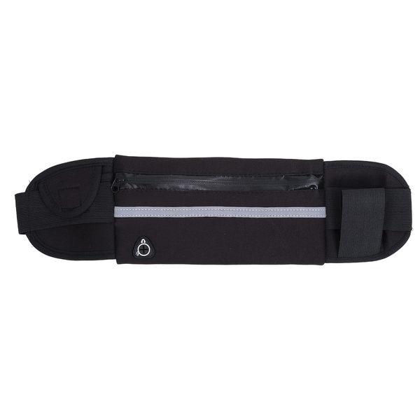 R73629.02 - Allget sports waist bag with bottle holder, black 