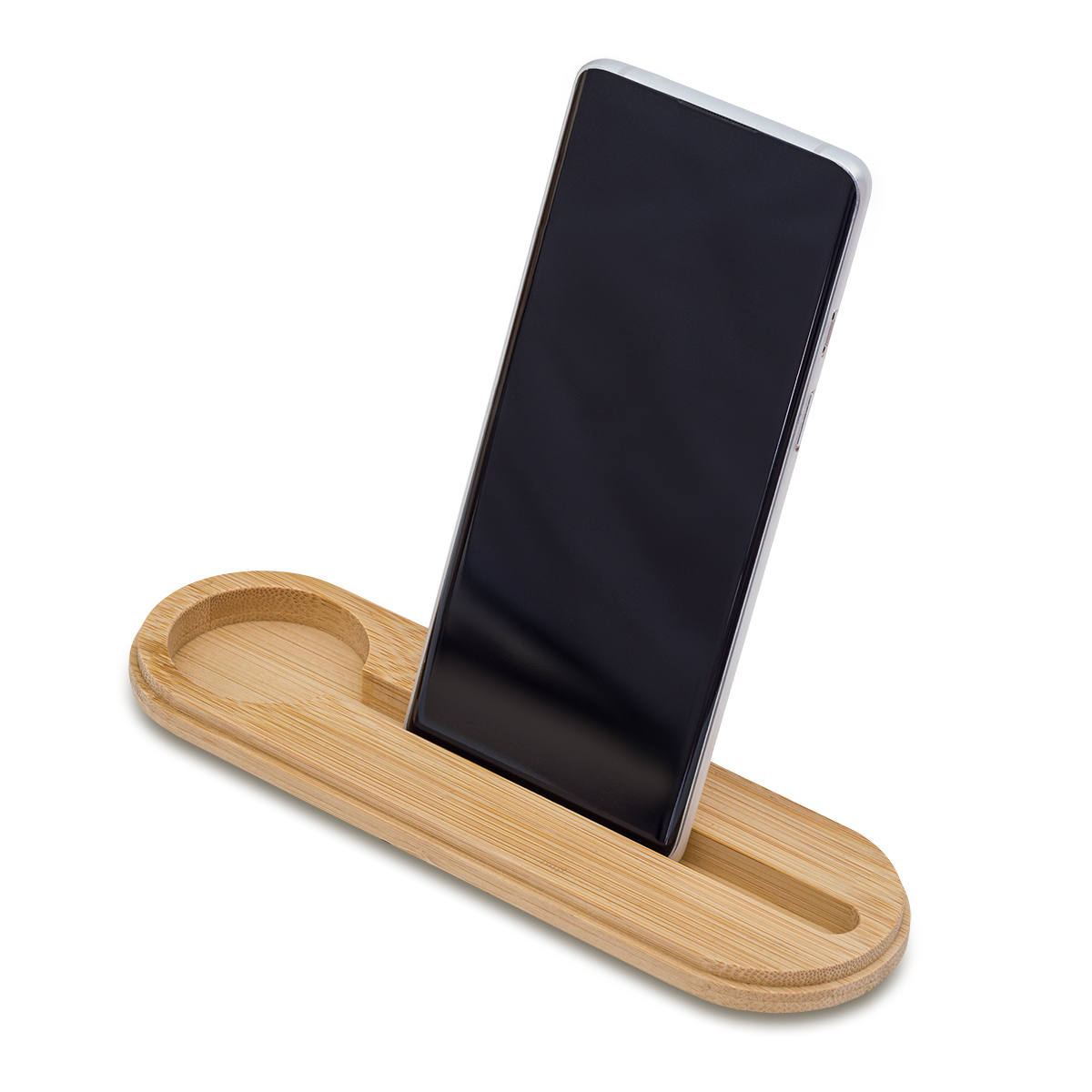 R73644.21 - Jasse felt pencil case with phone holder, grey 