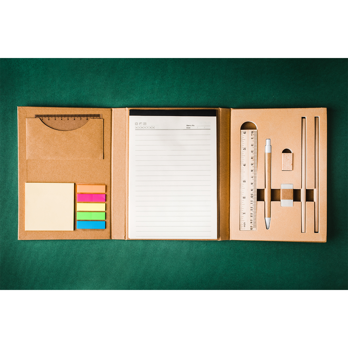 R73658.13 - Sustain office set with notepad, beige 
