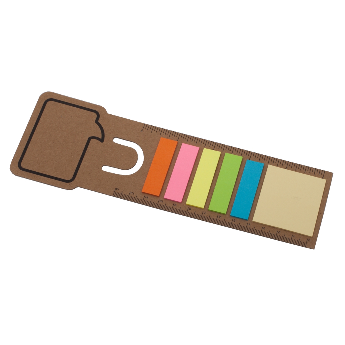 R73670.13 - Bookmark with ruler, beige 