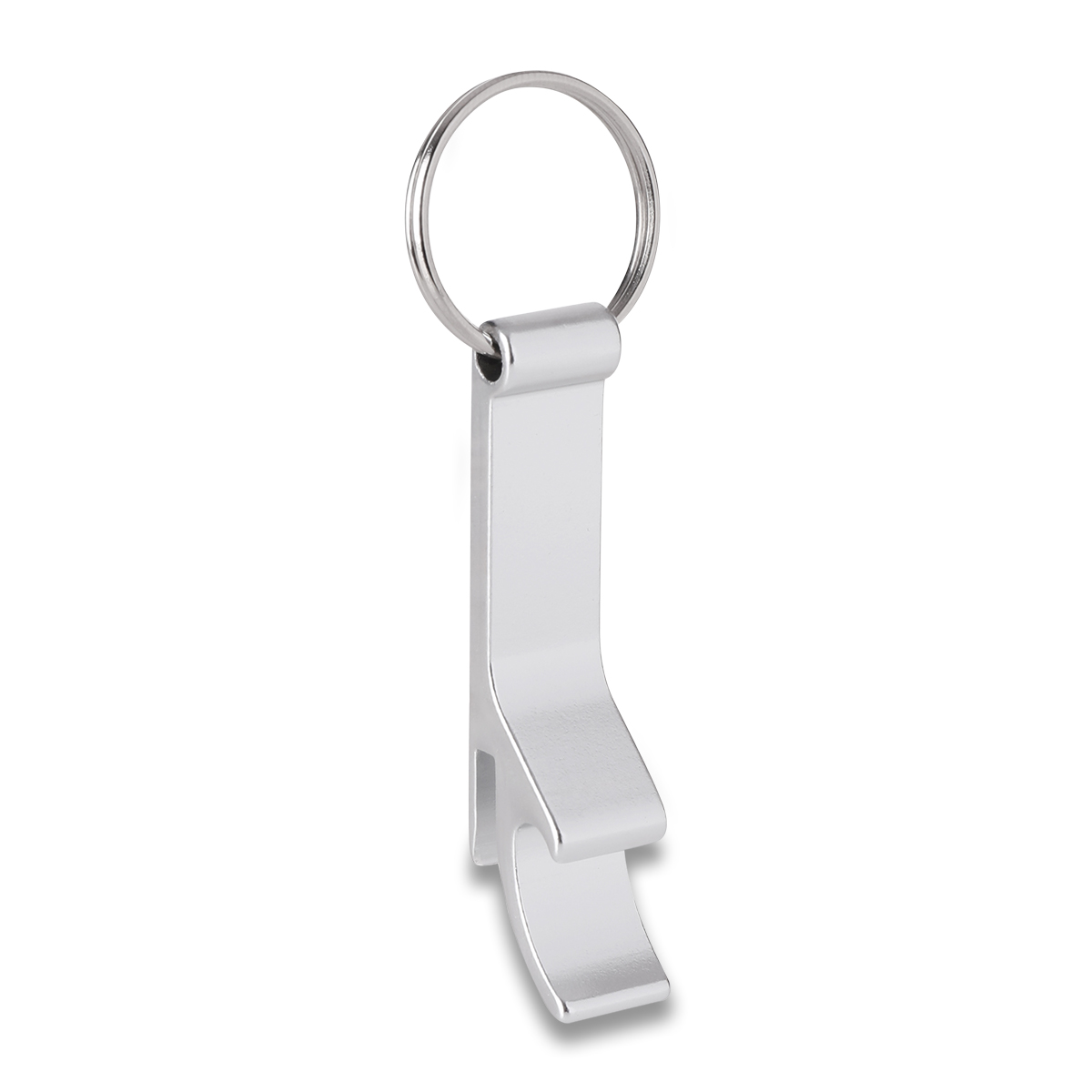 R73720.01 - Aluminium keyring - opener, silver 