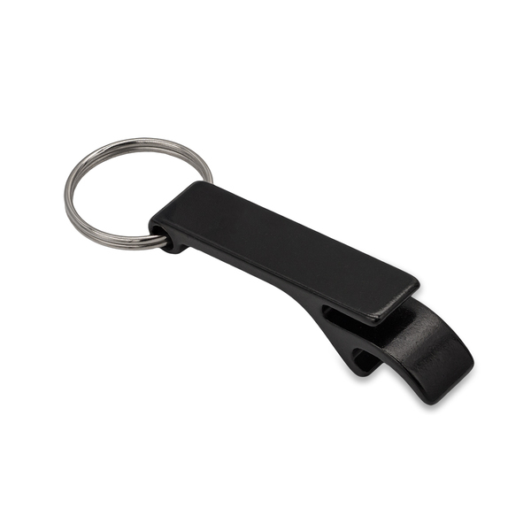R73720.02 - Aluminium keyring - opener, black 