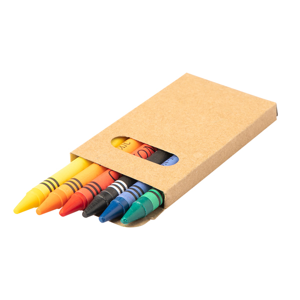R73769.10 - 8 cm wax crayon set, ecru 