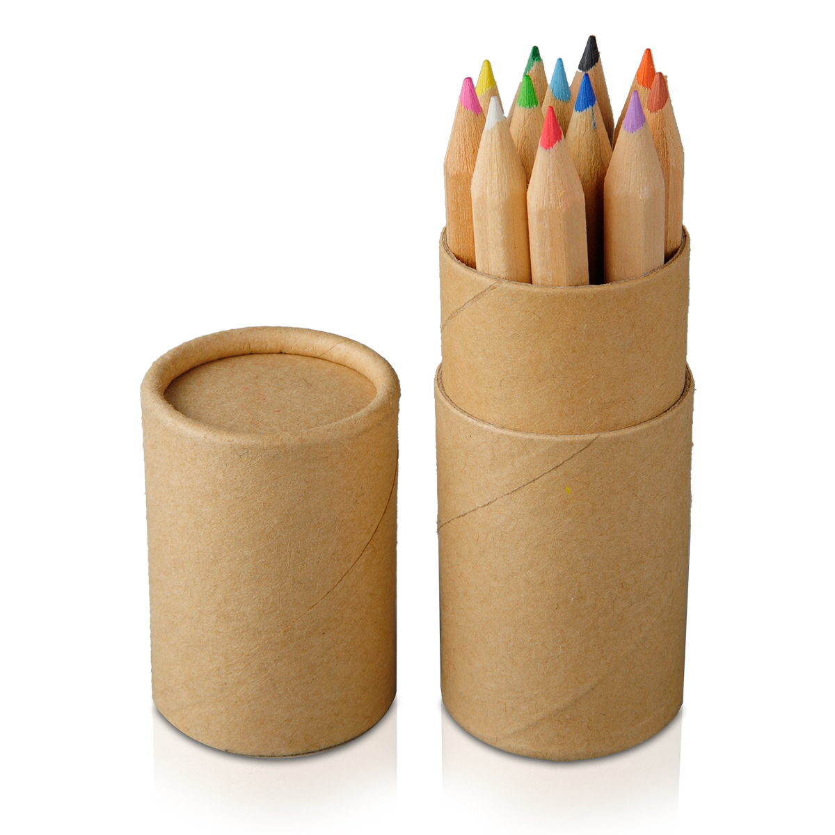 R73780 - 12 crayon set in tube., ecru 