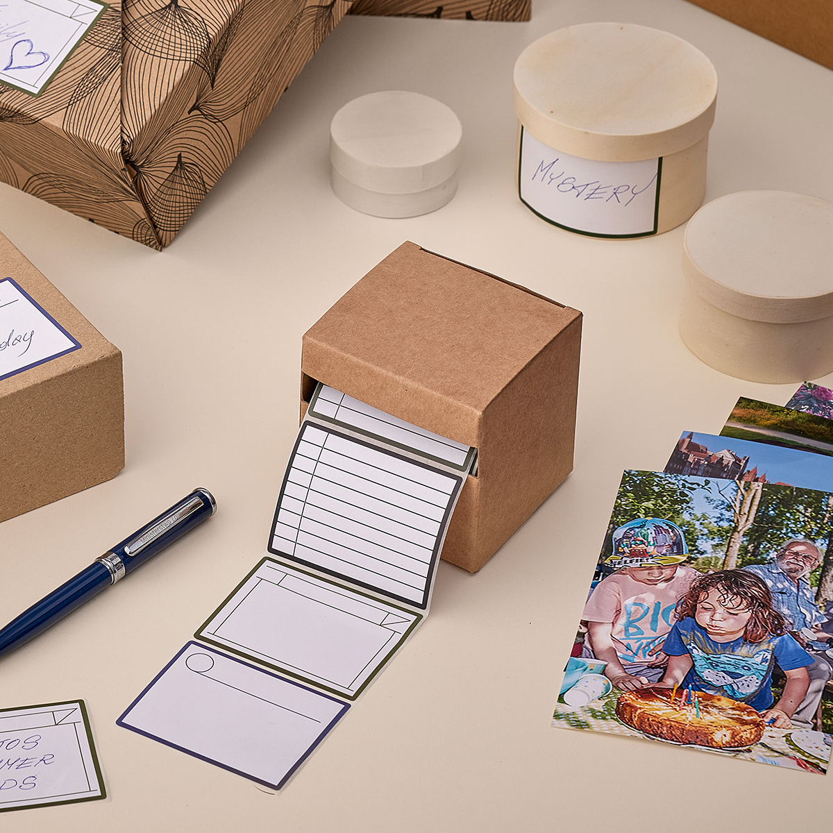 R73782.13 - Tina Memo stickers, beige 