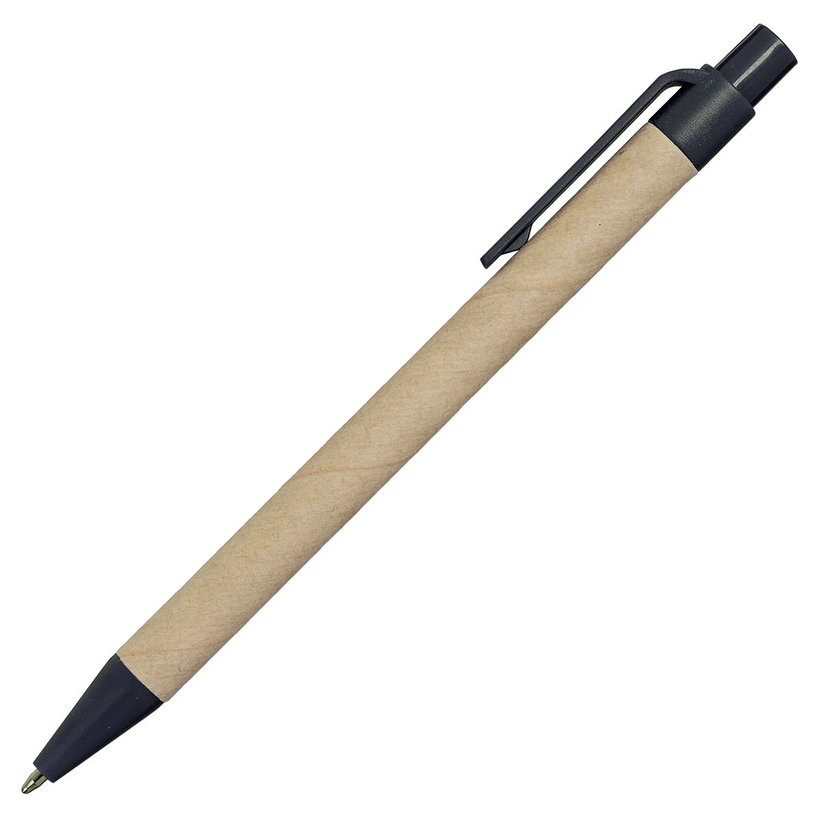 R73795.02 - Kraft notepad with ballpen, black/beige 