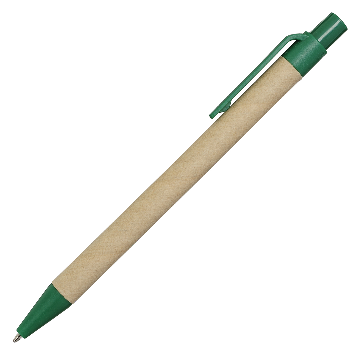 R73795.05 - Kraft notepad with ballpen, green/beige 