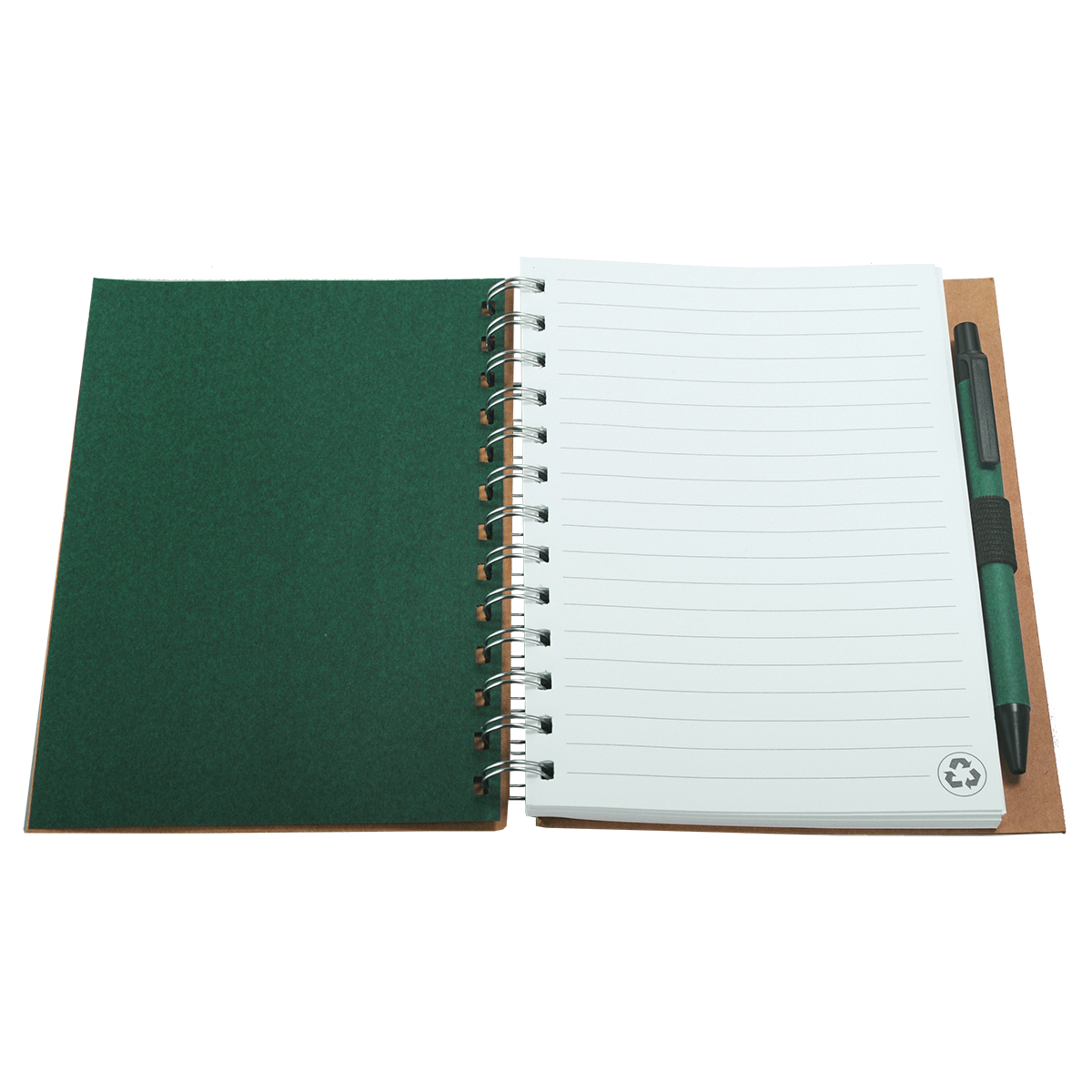 R73796.05 - Envivo notepad with ballpen, green/beige 