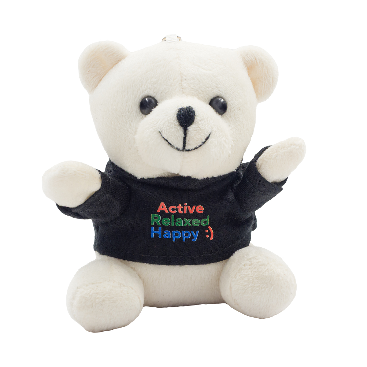 R74047.06 - Ollie teddy keyring, white 