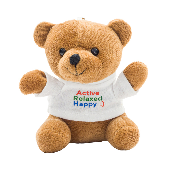 R74047.10 - Ollie teddy keyring, brown 
