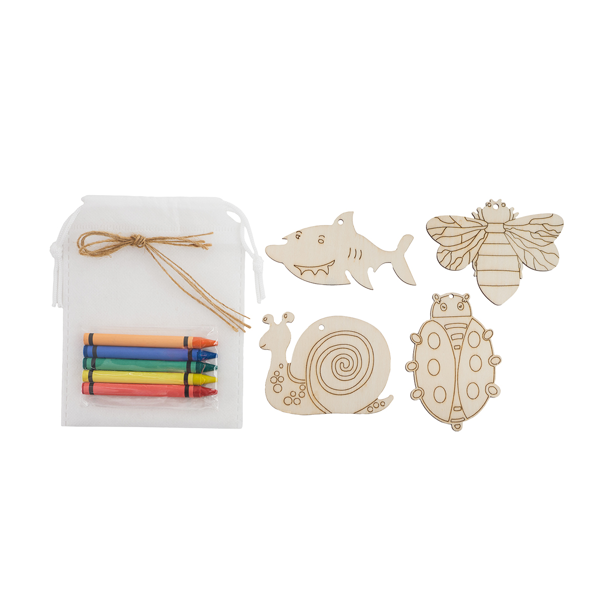R74050.13 - Filippo colouring tag set, beige 
