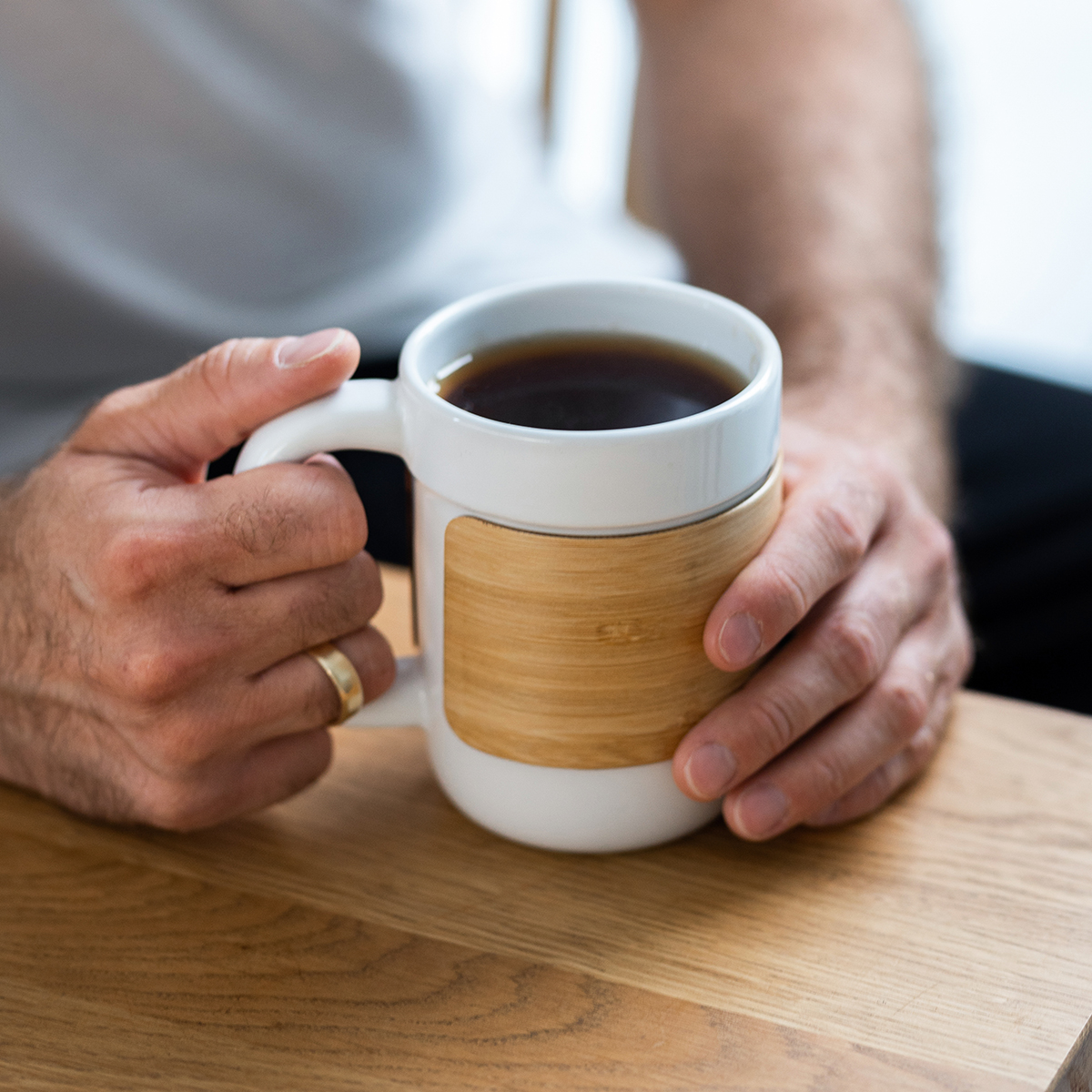 R85303.06 - Soro ceramic mug, white 