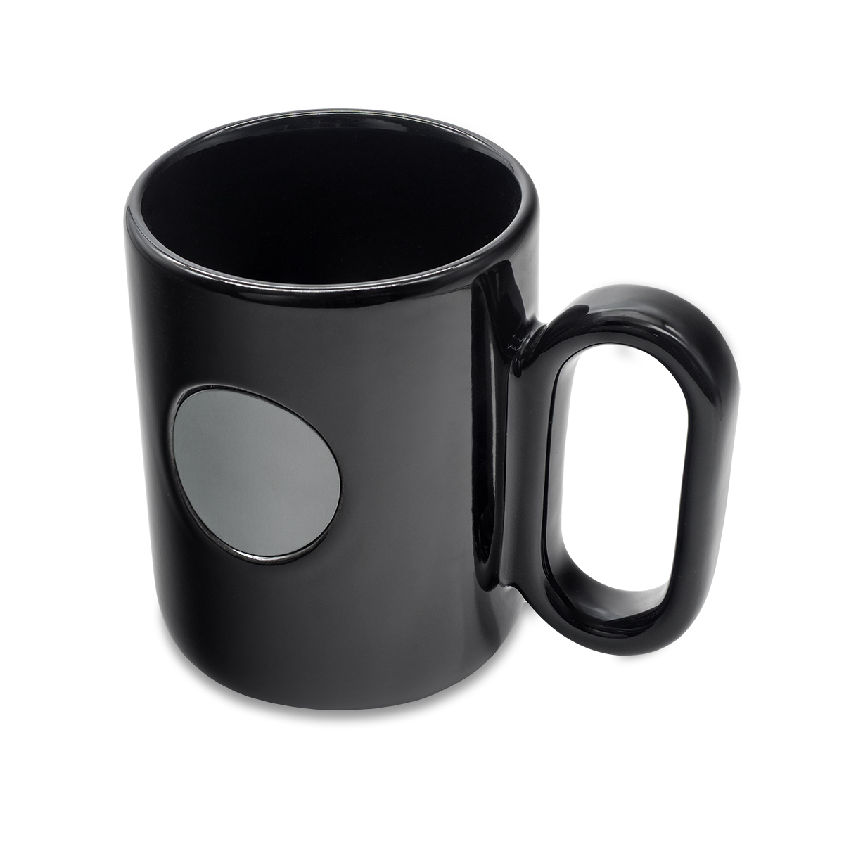 R85307.02 - 480 ml Pery ceramic mug, black 