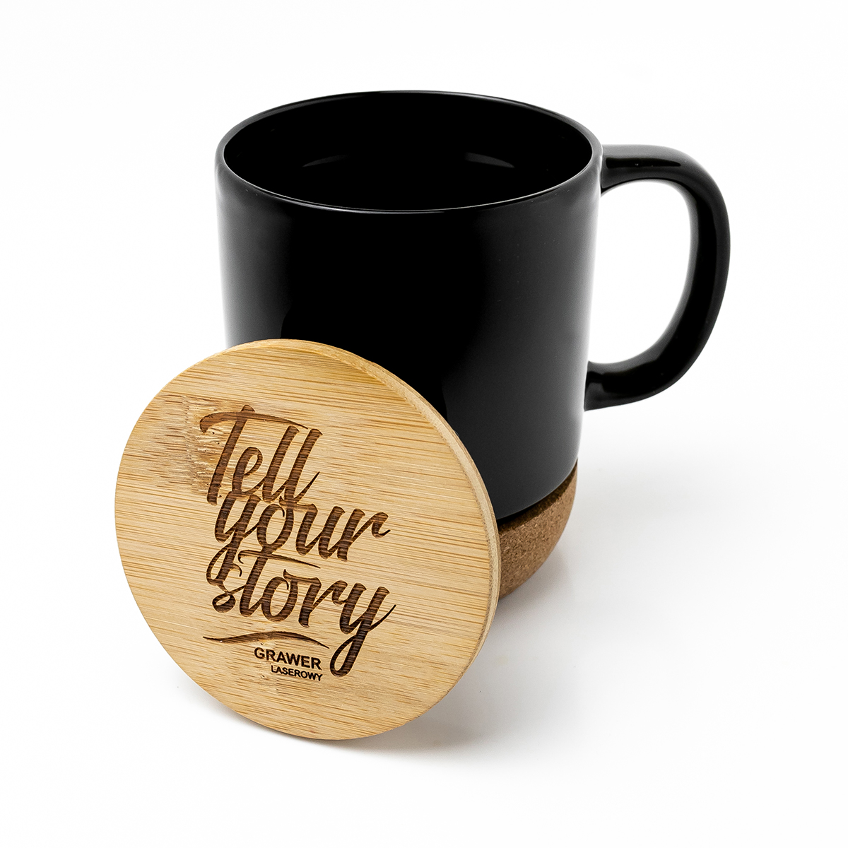 R85309.02 - 400 ml Giulia ceramic mug, black 