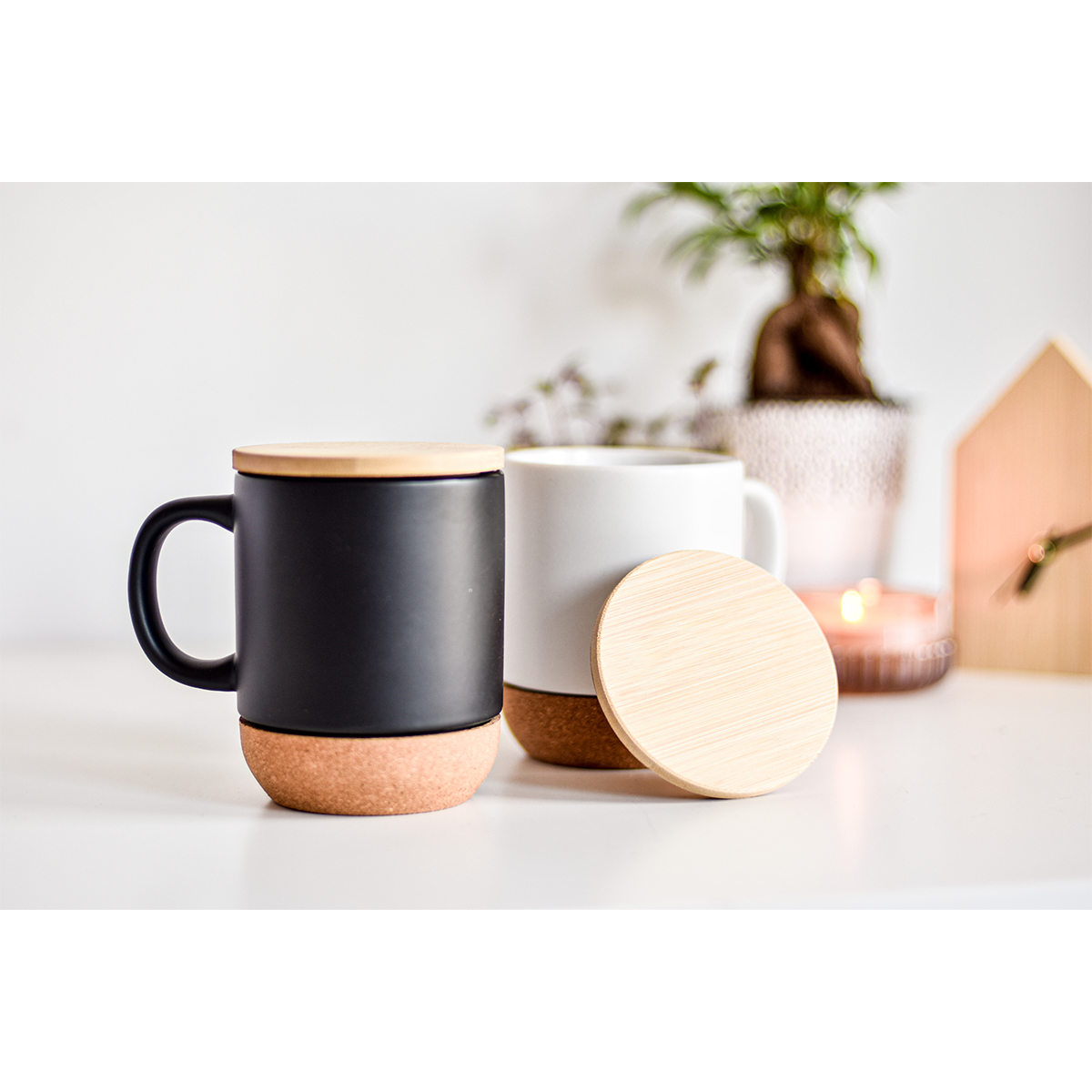 R85309.02 - 400 ml Giulia ceramic mug, black 