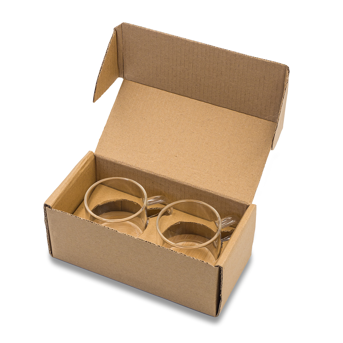 R85311.00 - Liberika set of two glass cups, colorless 