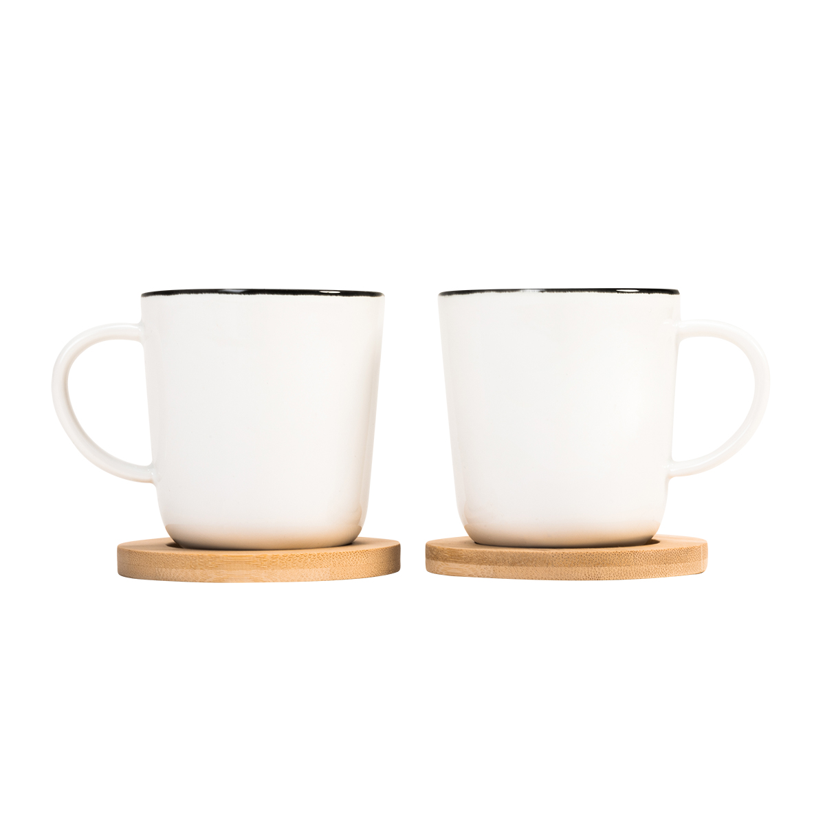 R85312.06 - Kerala set of 2 ceramic mugs, white 