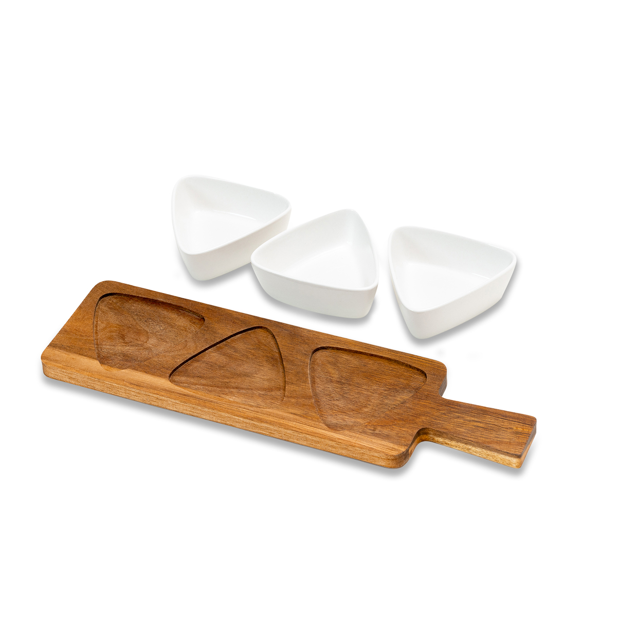 R85316.06 - Nardo tray with bowls , white 