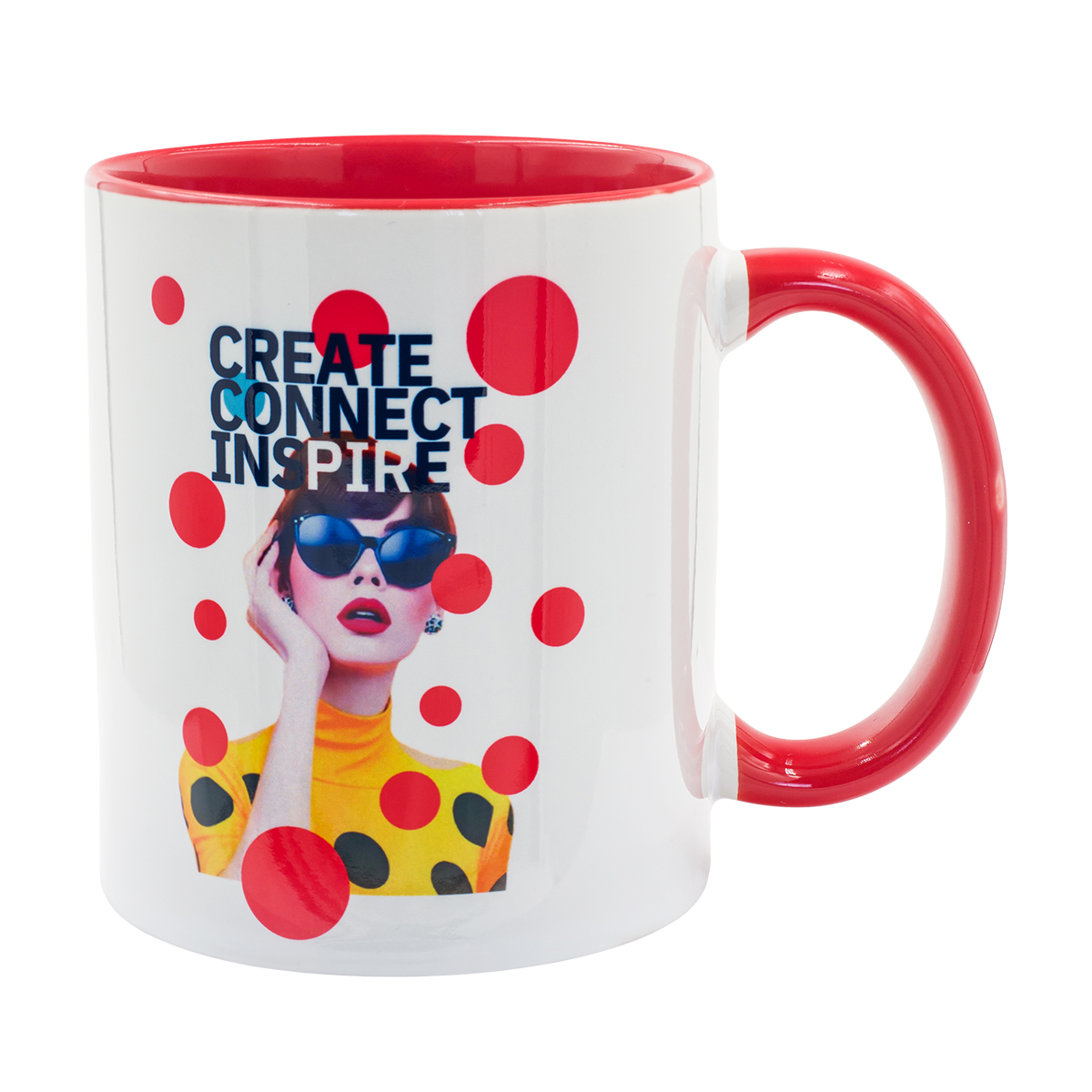R85319.08 - 330 ml Gaeta mug with sublimation coating, red 
