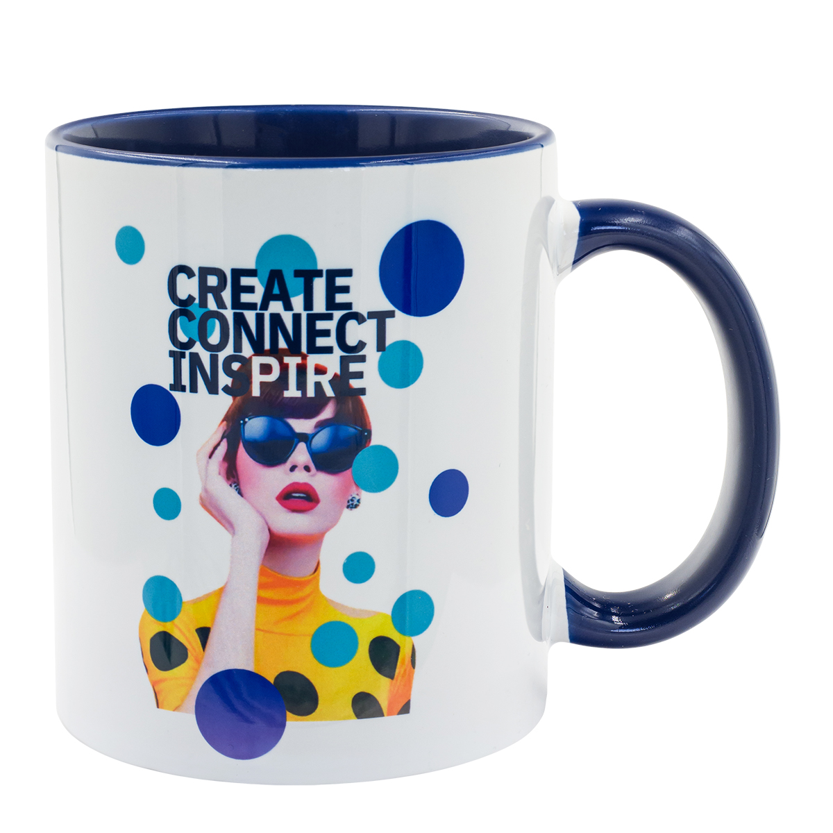 R85319.42 - 330 ml Gaeta mug with sublimation coating, dark blue 