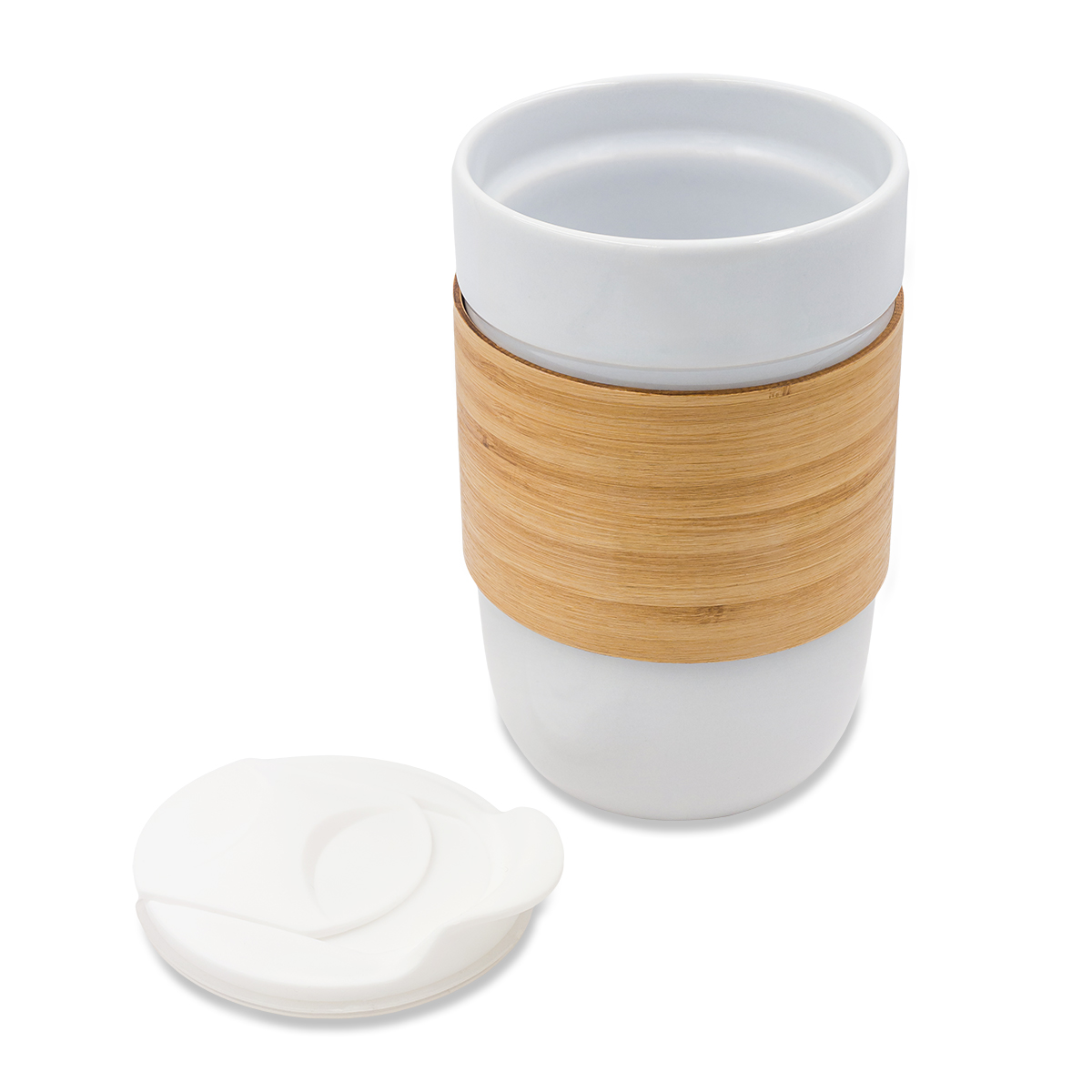 R85321.06 - 500 ml Skive ceramic mug, white 
