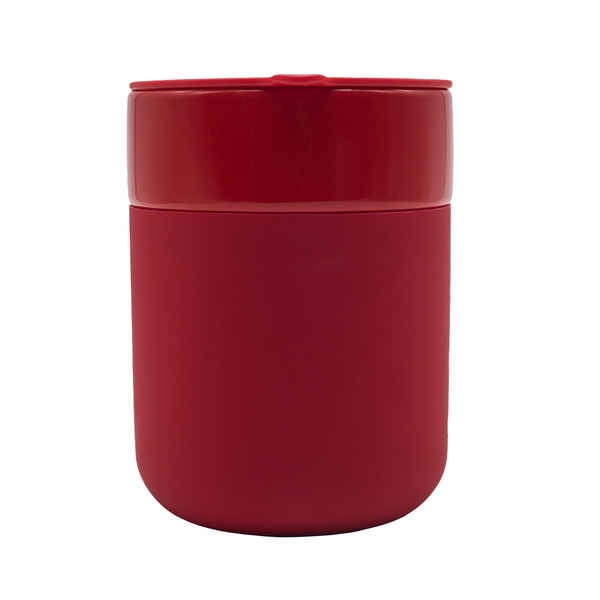 R85322.08 - 370 ml Caldo ceramic mug, red