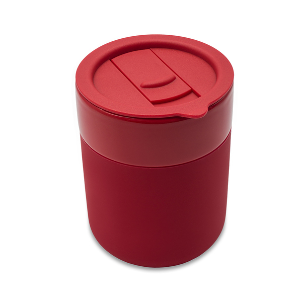 R85322.08 - 370 ml Caldo ceramic mug, red