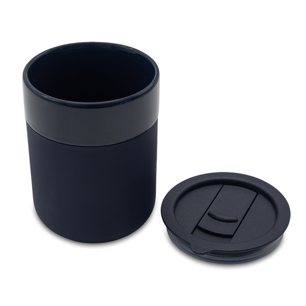 R85322.42 - 370 ml Caldo ceramic mug, dark blue