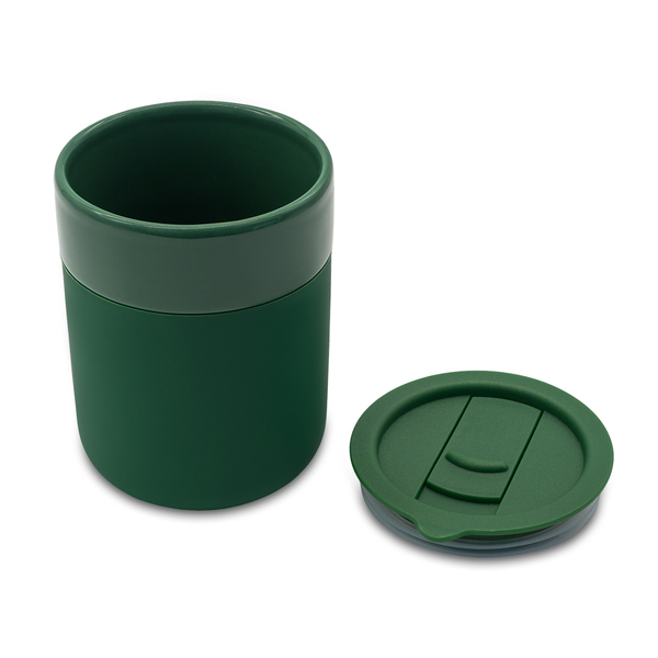 R85322.51 - 370 ml Caldo ceramic mug, dark green 