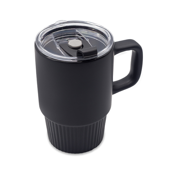 R85323.02 - 440 ml Azzurro ceramic mug, black 