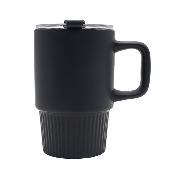 R85323.02 - 440 ml Azzurro ceramic mug, black 