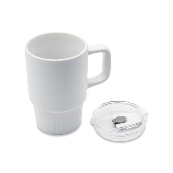R85323.06 - 440 ml Azzurro ceramic mug, white 