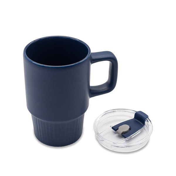 R85323.42 - 440 ml Azzurro ceramic mug, dark blue