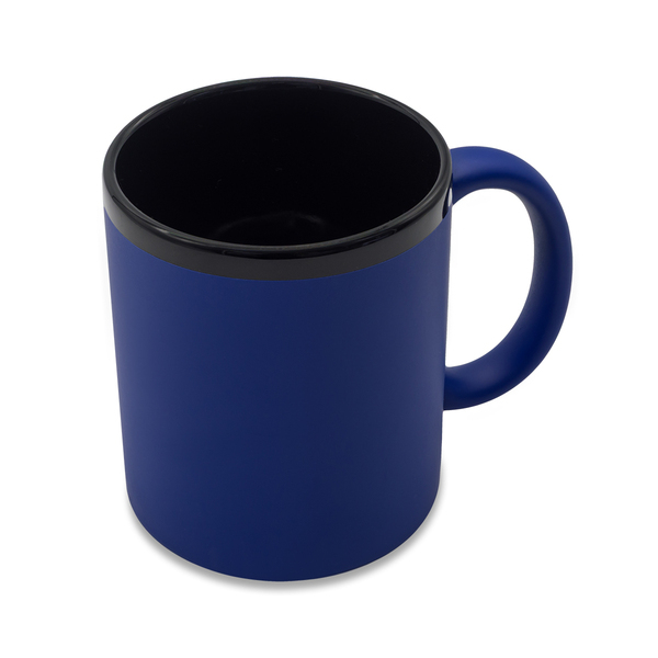 R85324.04 - 350 ml Velluto ceramic mug, blue 