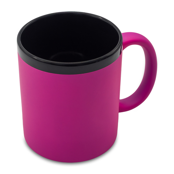 R85324.34 - 350 ml Velluto ceramic mug, magenta 