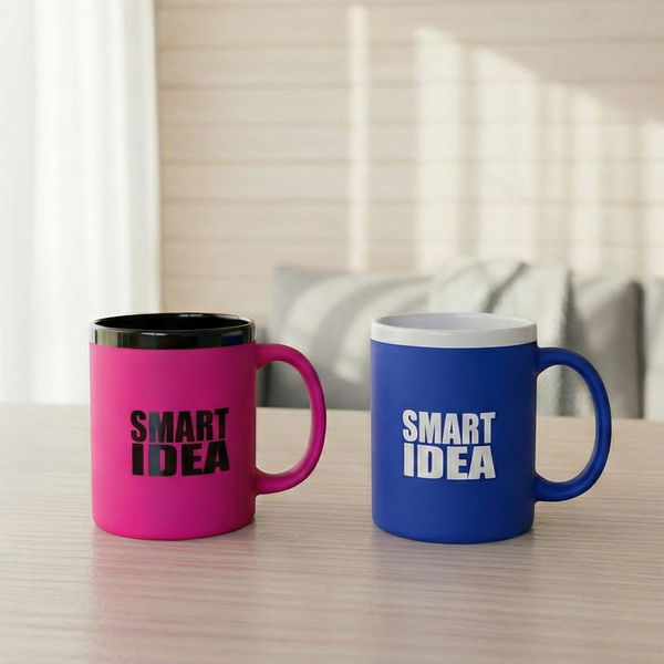 R85324.34 - 350 ml Velluto ceramic mug, magenta