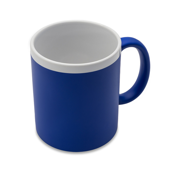 R85326.04 - 350 ml Velutti ceramic mug, blue