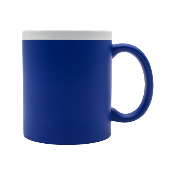 R85326.04 - 350 ml Velutti ceramic mug, blue