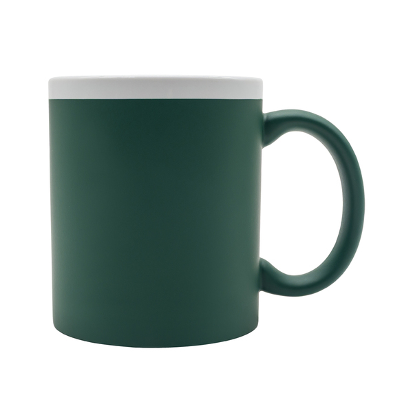 R85326.05 - 350 ml Velutti ceramic mug, green 