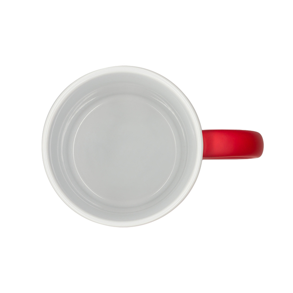 R85326.08 - 350 ml Velutti ceramic mug, red