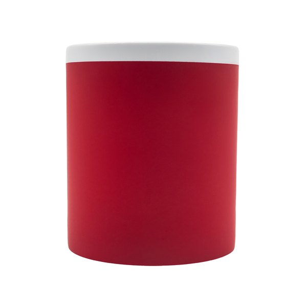R85326.08 - 350 ml Velutti ceramic mug, red