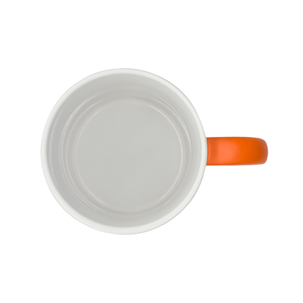 R85326.15 - 350 ml Velutti ceramic mug, orange 