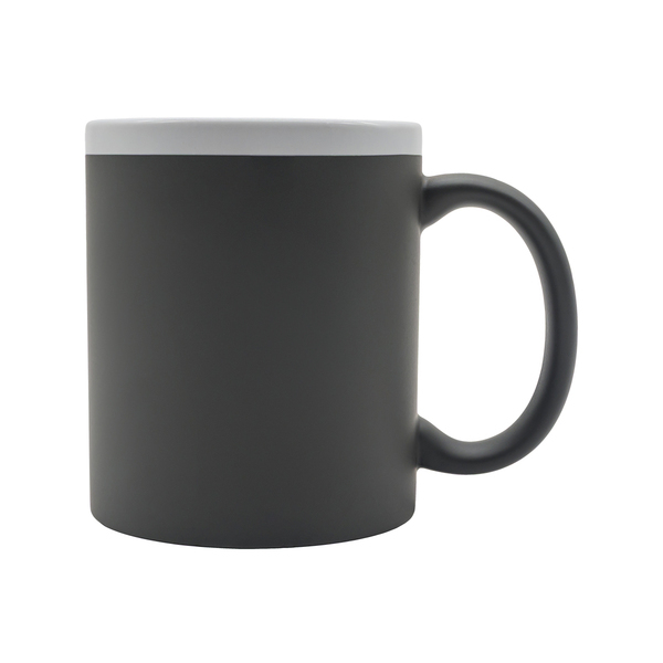 R85326.21 - 350 ml Velutti ceramic mug, grey 